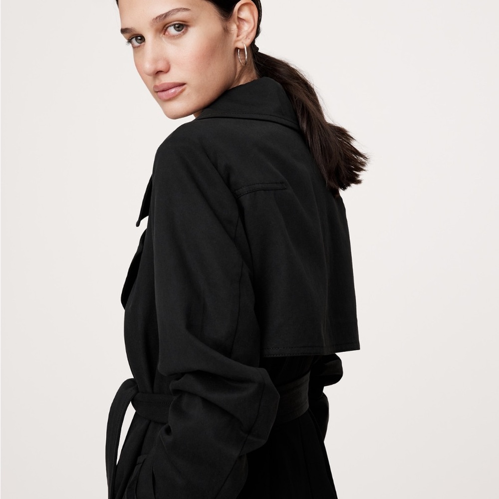 🧥NWT Banana Republic Women's Tan Trench Coat Sz XXL - Picture 2 of 4